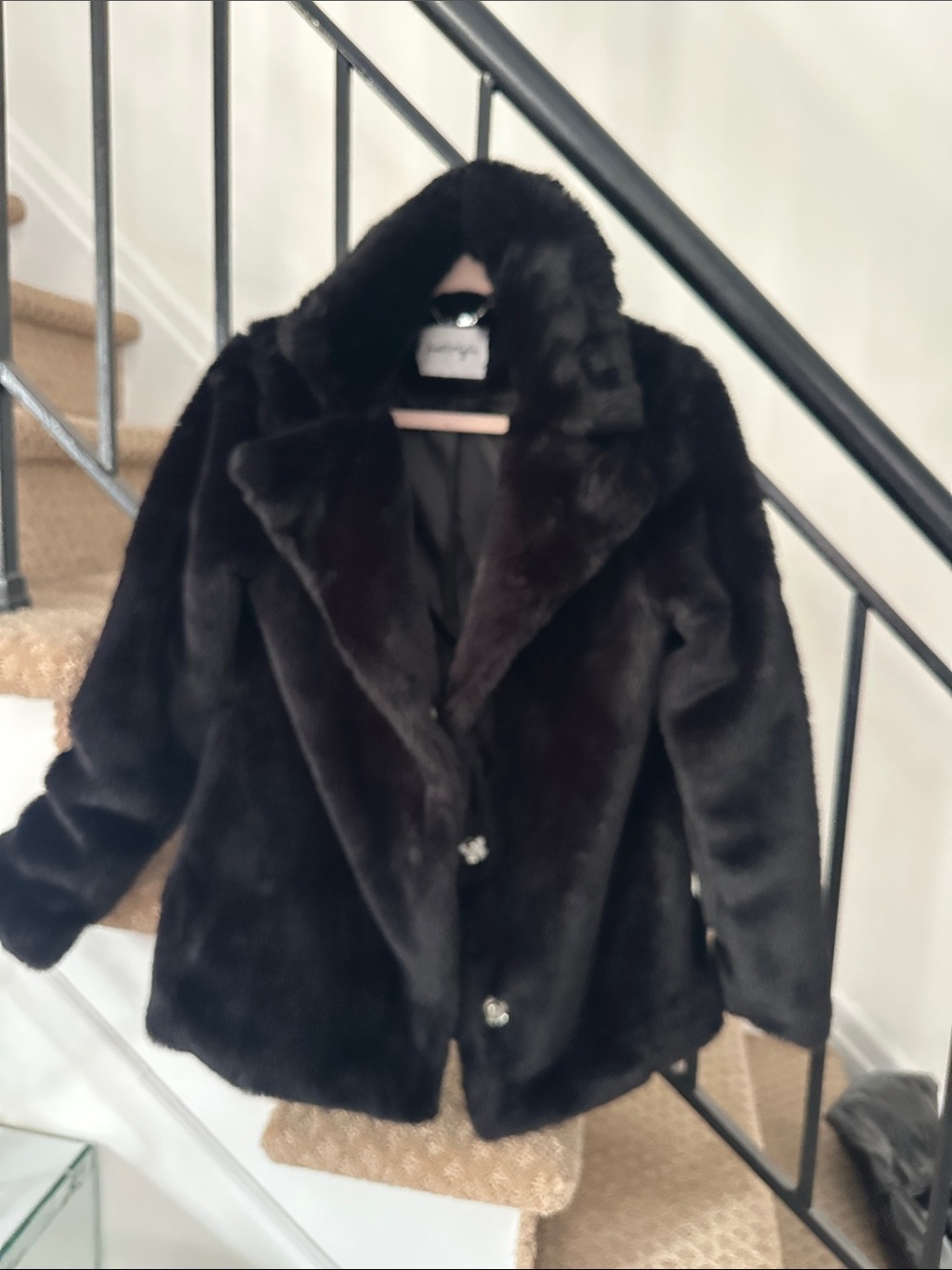 Faux fur jacket
